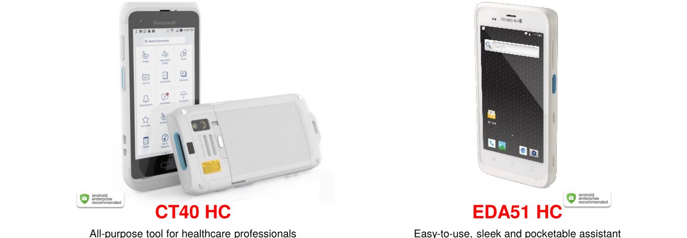Systevo Mobile - máy di động y tế CT40 HC, EDA51 HC